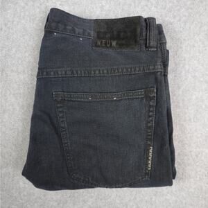 Neuw 30x29 Black Button Fly Jeans